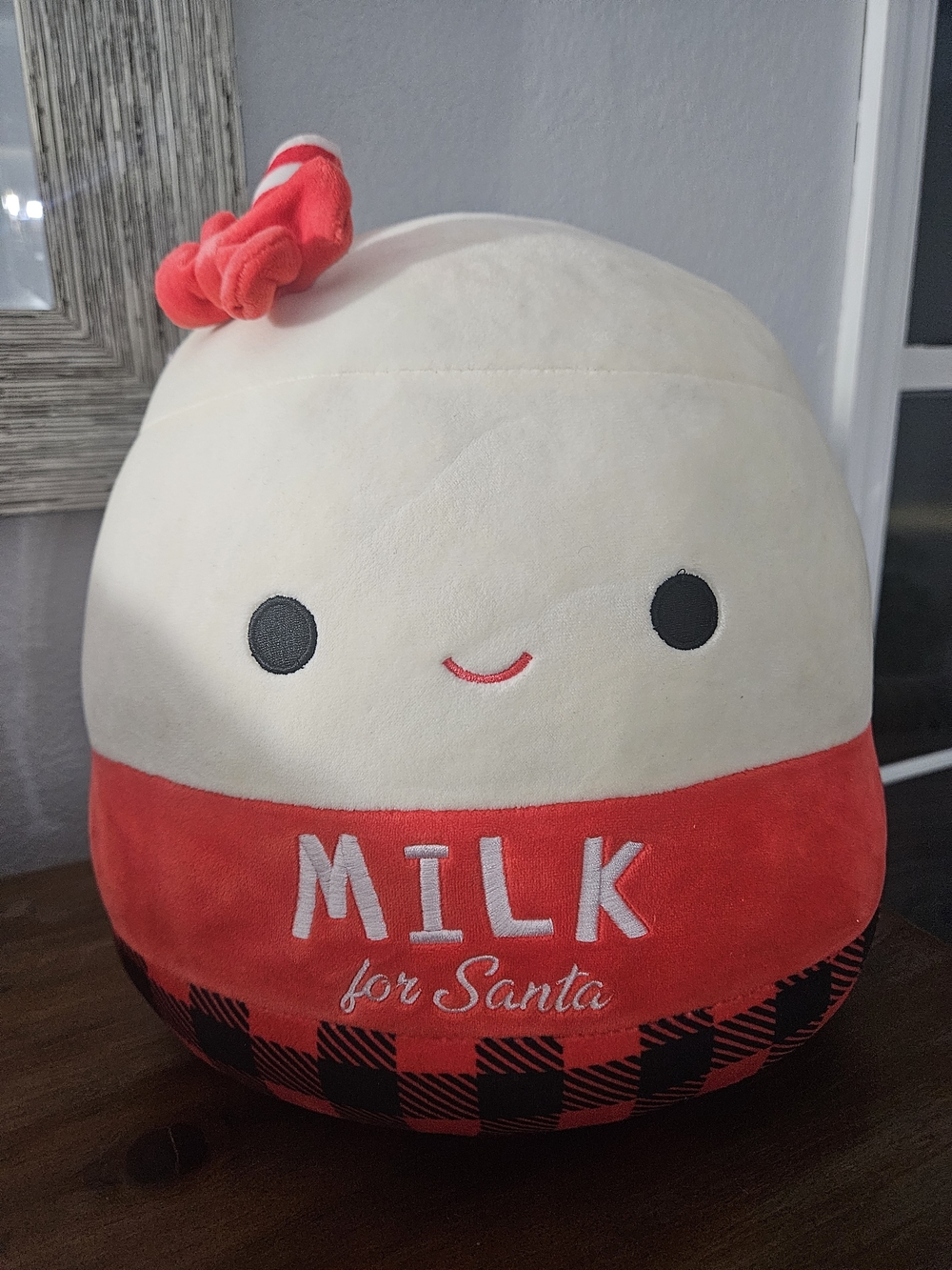 Rare Squishmallows Christmas Squad Alten the Milk For Santa 12" Holiday Food